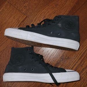 Black Skateboarding Lunarlon Converse